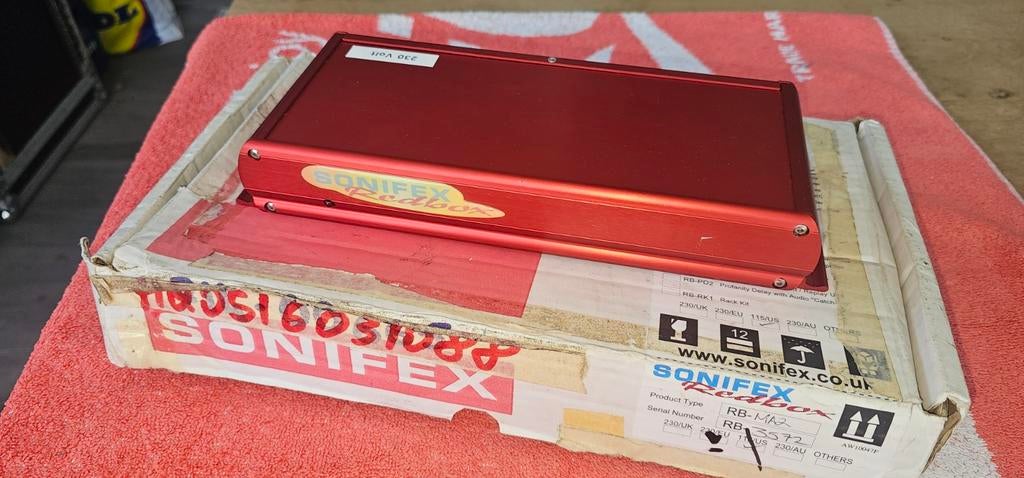 Sonifex redbox RB-MA2 microfoon versterker, Ophalen of Verzenden, Zo goed als nieuw