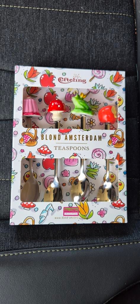 Blond Amsterdam Efteling theelepels set van 4, Blond Amsterdam, Overige typen, Nieuw, Ophalen of Verzenden