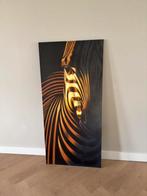 Canvas schilderij zebra 150x70,5 cm, Ophalen, Zo goed als nieuw