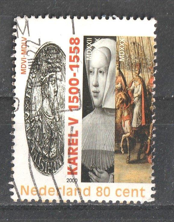nvph 1877a   Karel V   2000, Postzegels en Munten, Verzenden, Na 1940, Gestempeld