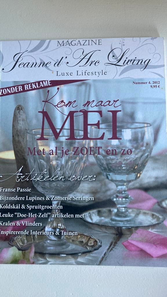 Jeanne d Arc living tijdschrift zie omschrijving gelezen, Boeken, Tijdschriften en Kranten, Ophalen of Verzenden, Gelezen, Overige typen