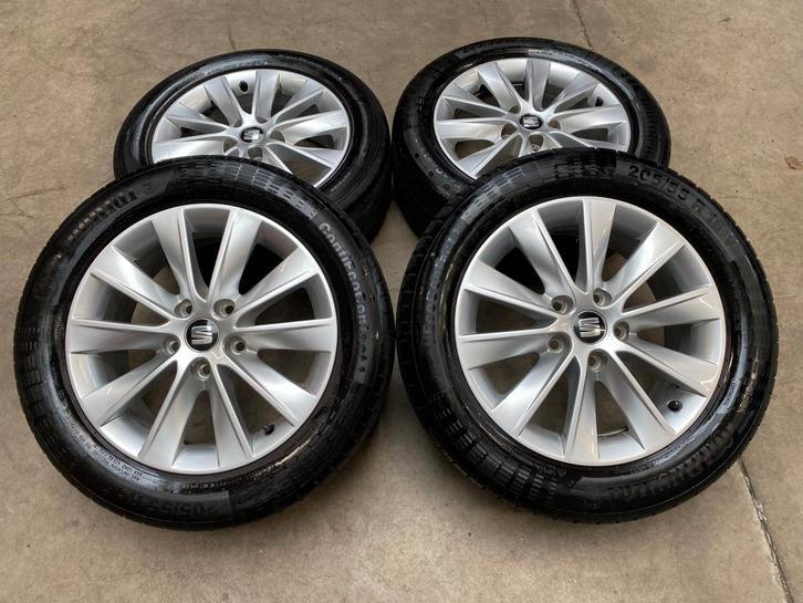 16 inch originele velgen + vier seizoenen banden Seat Leon, Auto-onderdelen, Banden en Velgen, Band(en), All Season, 16 inch, 205 mm