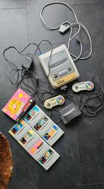 Super Nintendo SNES PAL met 2 controllers en 6 games, Ophalen of Verzenden, Gebruikt, Met 2 controllers, Met games