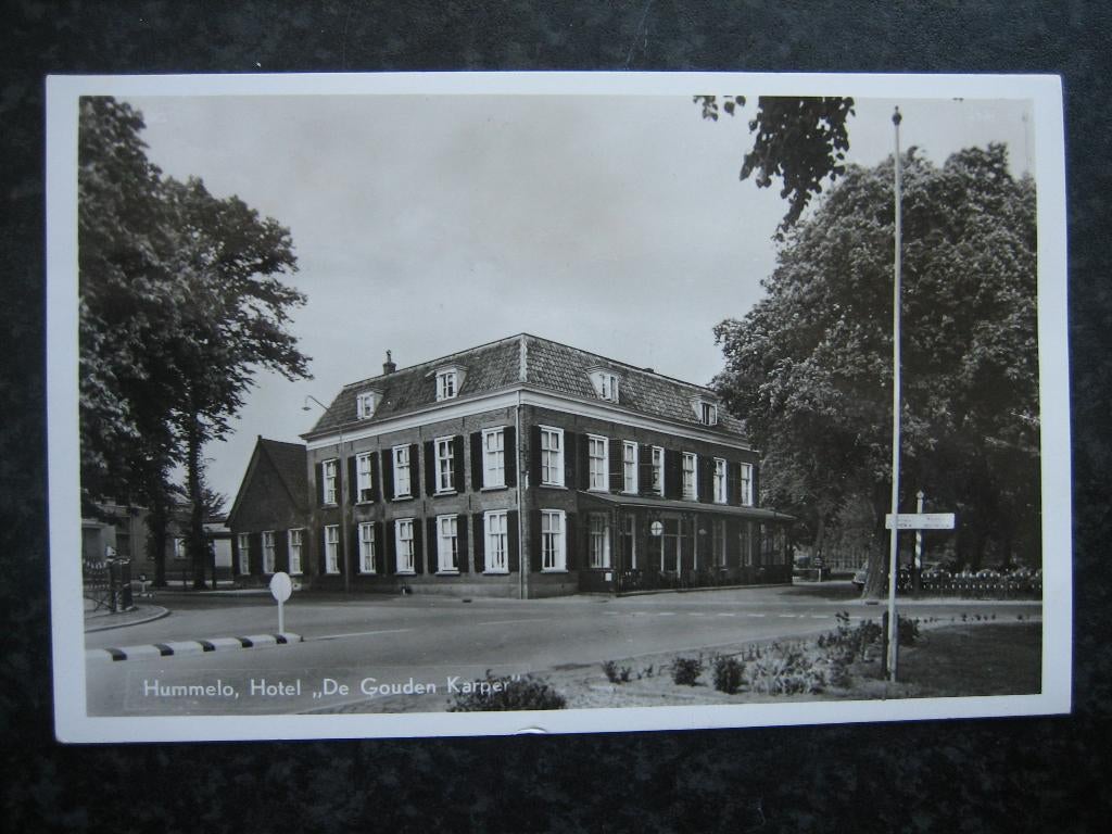 HUMMELO Hotel de Gouden Karper B, Ophalen of Verzenden, 1960 tot 1980, Gelderland