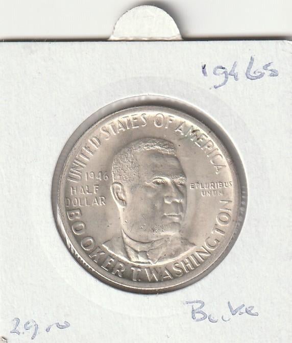 USA 1946s Liberty half dollar Booker T, Postzegels en Munten, Munten | Amerika, Ophalen of Verzenden, Noord-Amerika, Losse munt
