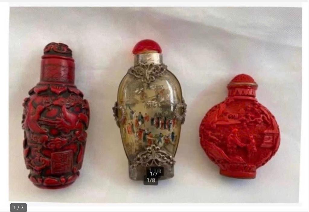 3 x Chinese parfum flesjes 6-8 cm, prijs per stuk, Ophalen of Verzenden