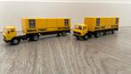 Herpa 2 x truck Mercedes-Benz ADAC Technischer Prüfdienst, Ophalen of Verzenden, Zo goed als nieuw, Bus of Vrachtwagen, Overige merken