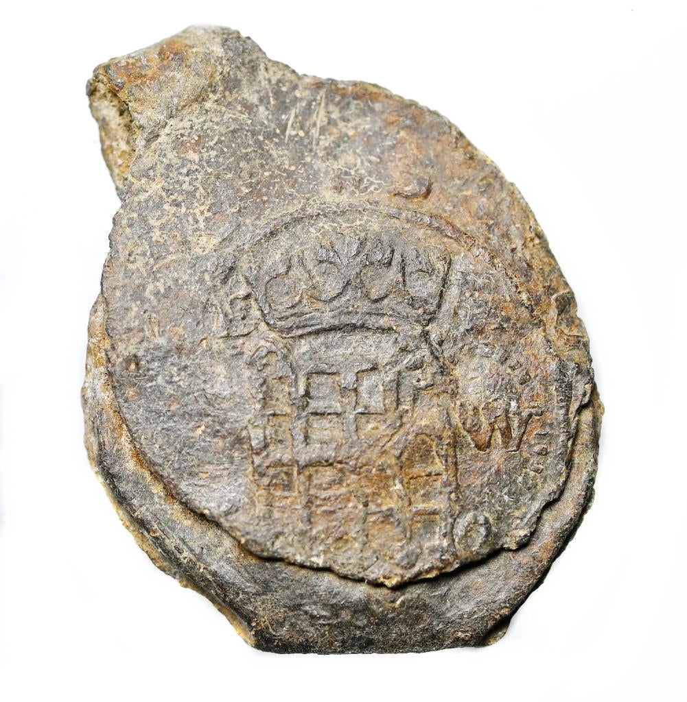 Lakenlood "Crown met W" Ø20 x25mm 6,6g Crown met W     LL050, Ophalen of Verzenden