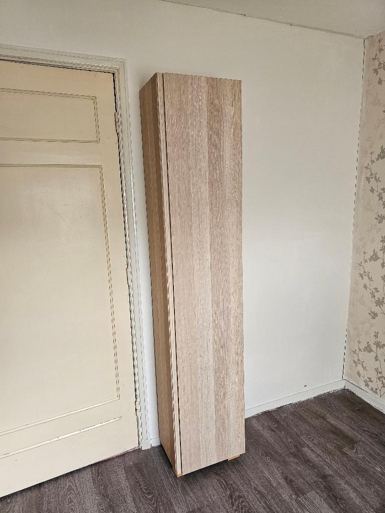 IKEA GODMORGON badkamerkast, 40x32x192cm, geen beschagingen, Ophalen, (Half)hoge kast, Minder dan 50 cm, Zo goed als nieuw