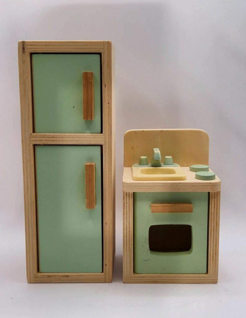 Leuke vintage poppenhuis meubeltjes, Ophalen of Verzenden