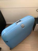 Grijsblauwe Carlton koffer hard case, Gebruikt, 50 tot 60 cm, Hard kunststof, 55 cm of meer