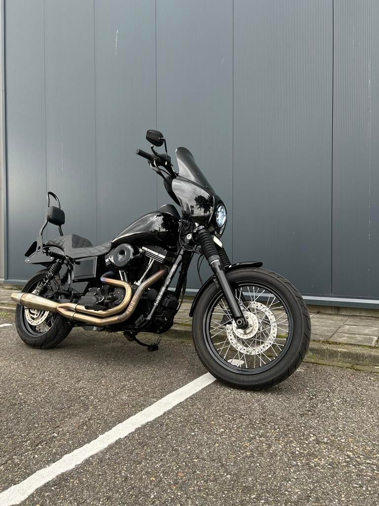 Harley Davidson streetbob clubsstyle 2014, Motoren, 2 cilinders, Sportuitlaat, Gebruikt, Particulier