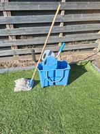 Dweilset: Dweilemmer met pers en mop, Ophalen, Dweilemmer, -bak, of -wagen