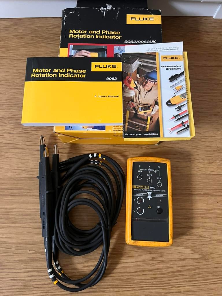Fluke 9062 draaiveld / rotatie meter, Ophalen of Verzenden, Zo goed als nieuw, Elektriciteit