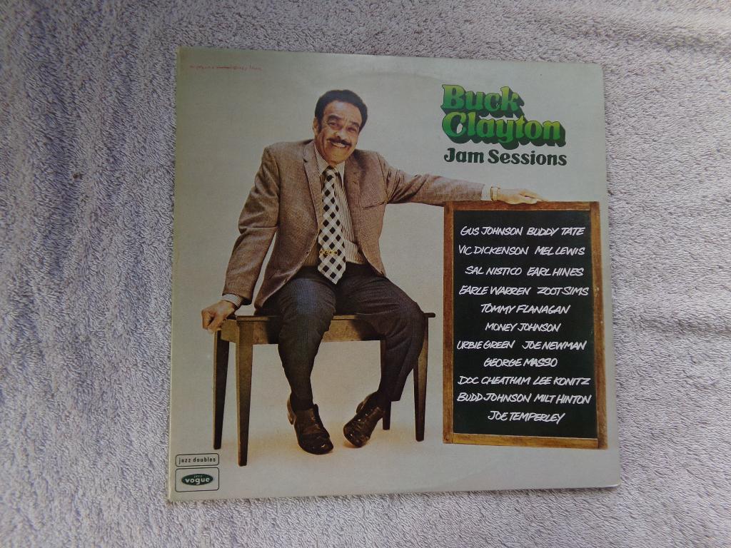Buck Clayton - jam sessions  ( 2 LP )  uk, 1960 tot 1980, Ophalen of Verzenden, Zo goed als nieuw, 12 inch
