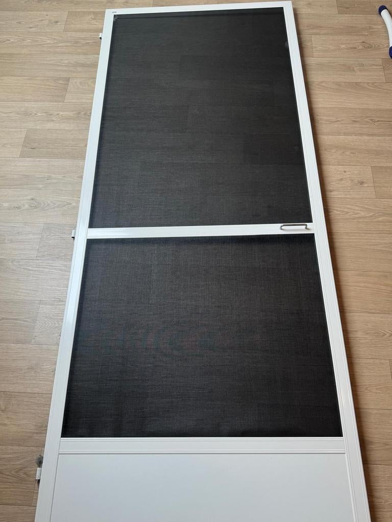 Hordeur Unilux met katten gaas i.z.g.st., Doe-het-zelf en Verbouw, Deuren en Horren, Ophalen, Kunststof, 80 tot 100 cm, 215 cm of meer