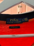 Ralph Lauren polo shirt maat S – oranje met logo en streep, Ophalen of Verzenden, Gedragen, Maat 46 (S) of kleiner, Oranje