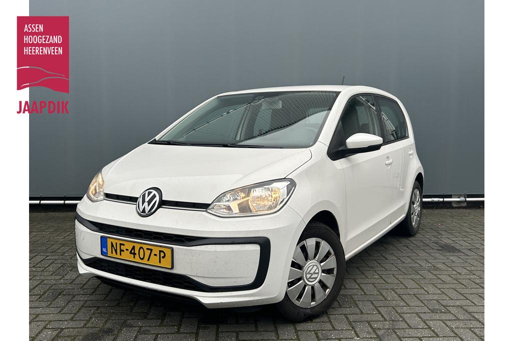 Volkswagen up! BJR 2017 1.0 60 PK BMT move up! 5-DEURS | AIR, Voorwielaandrijving, Stof, Gebruikt, Wit