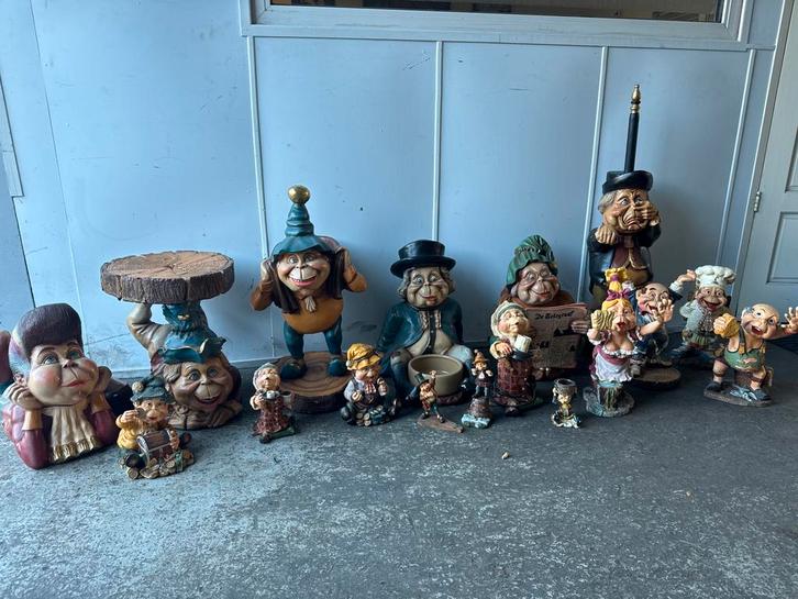 Originele Laaf familie beelden van de Efteling, Verzamelen, Efteling, Gebruikt, Beeldje of Poppetje, Ophalen