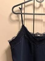 Zara topje singlet hemdje kant katoen chique S nieuw, Maat 38/40 (M), Zwart, Nieuw, Ophalen of Verzenden