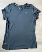 Nike Dri-FIT running tee, Kleding | Dames, Sportkleding, Ophalen of Verzenden, Zo goed als nieuw, Maat 42/44 (L), Zwart