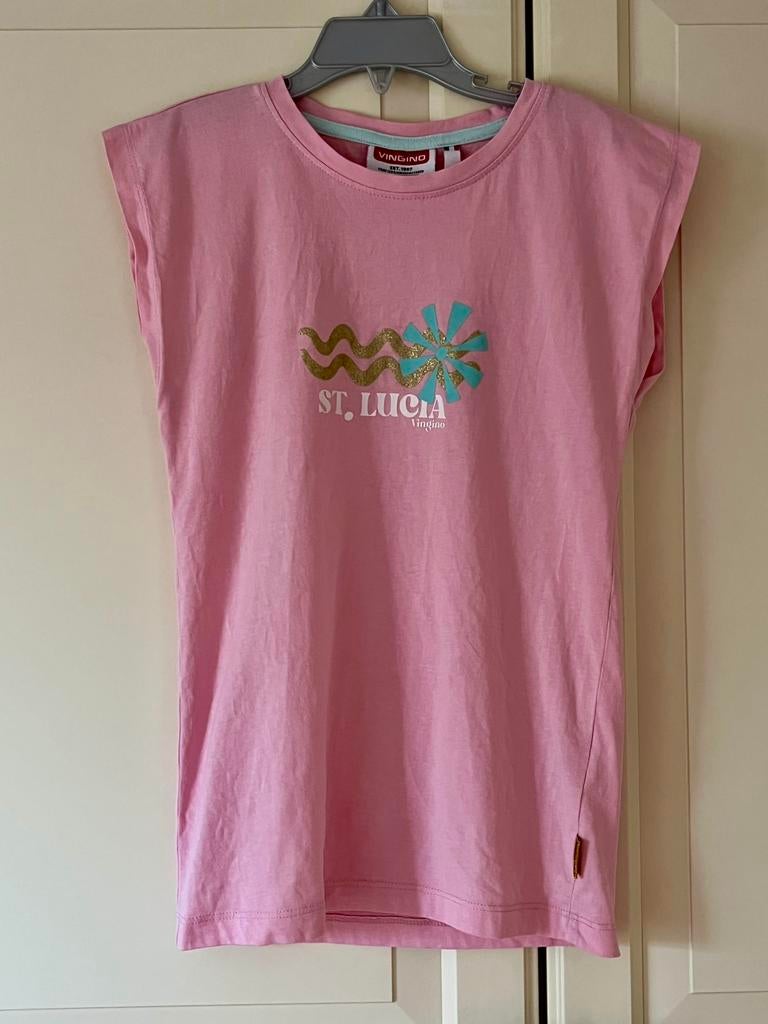 Vingino meisjes shirt maat 134/140, Ophalen of Verzenden, Zo goed als nieuw, Meisje, Shirt of Longsleeve