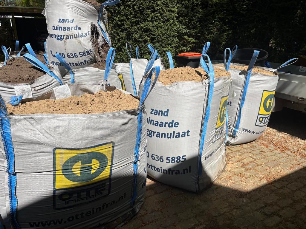 3 m3 drainage zand gratis, Tuin en Terras, Zand, Ophalen, Nieuw, Drainagezand