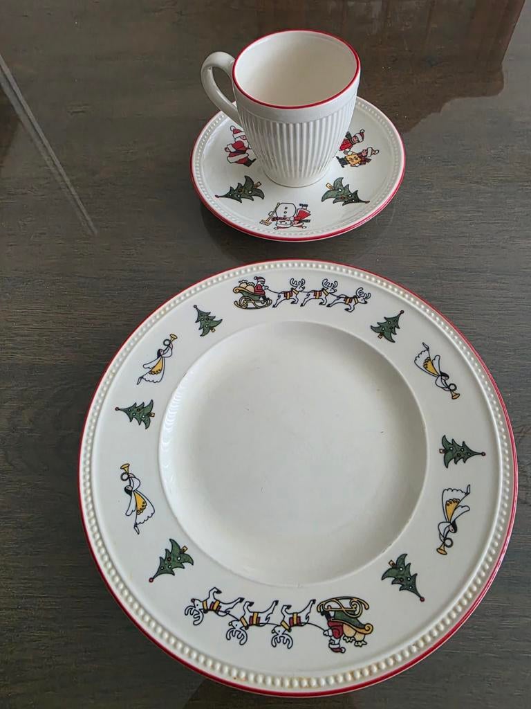 Wedgwood Windsor Christmas, Antiek en Kunst, Antiek | Servies los, Ophalen of Verzenden