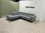 GRATIS LEVERING Z.G.A.N grijze hoekbank 260x230 Gereinigd, Verzenden, Zo goed als nieuw, Vierpersoons of meer, Stof