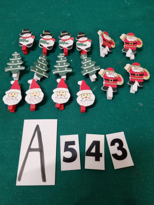 Kerst knijpers 16 stuks , [a543], Diversen, Kerst, Ophalen of Verzenden, 'T Olde Gre-j, Info@toldegrej.nl, Endepoelstraat 20f Didam