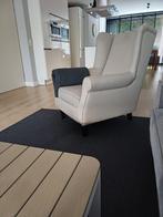 Leen Bakker oorfauteuil beige stof, Huis en Inrichting, Fauteuils, Ophalen, Gebruikt, 75 tot 100 cm, 75 tot 100 cm