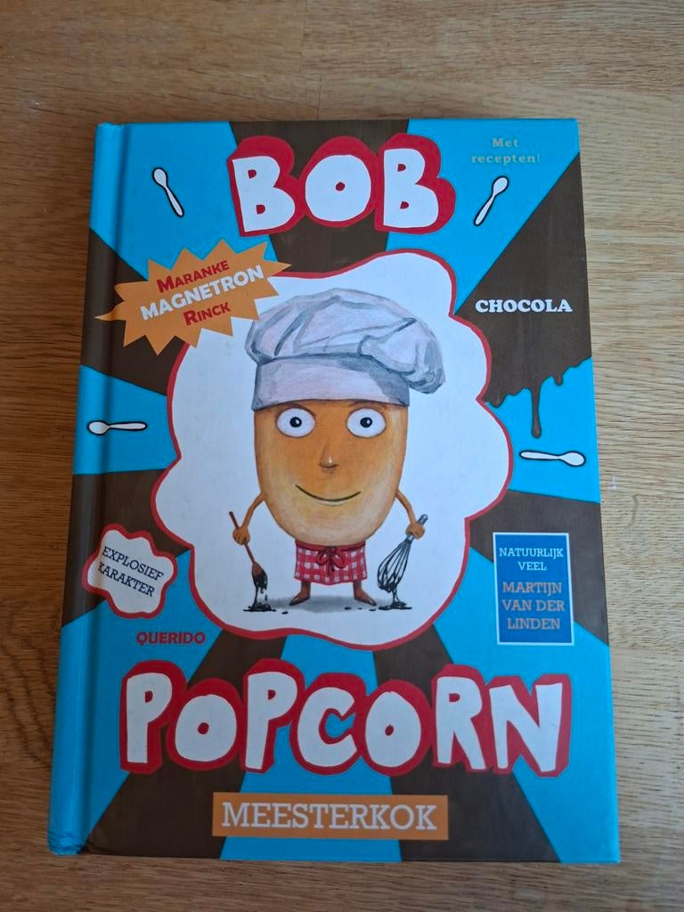 Maranke Rinck - Bob Popcorn Meesterkok, Boeken, Kinderboeken | Jeugd | onder 10 jaar, Fictie algemeen, Zo goed als nieuw, Maranke Rinck