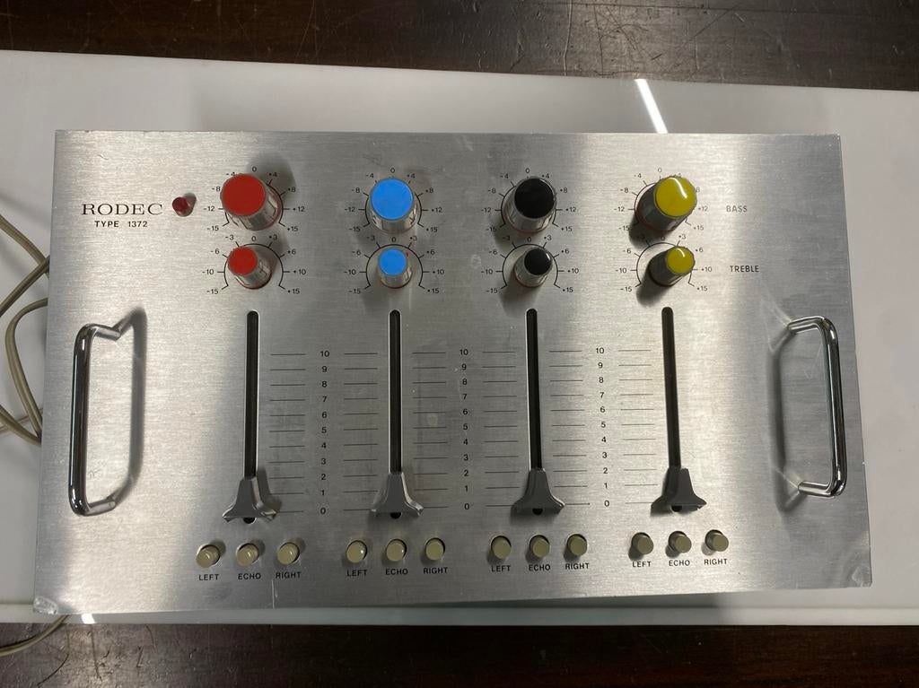Rodec Microfoon Mengpaneel Type 1372 - Niet Getest, Muziek en Instrumenten, Mengpanelen, Ophalen, Gebruikt, Minder dan 5 kanalen