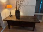 Massieve antieke salontafel, Ophalen, 100 tot 150 cm, 50 tot 100 cm, Zo goed als nieuw