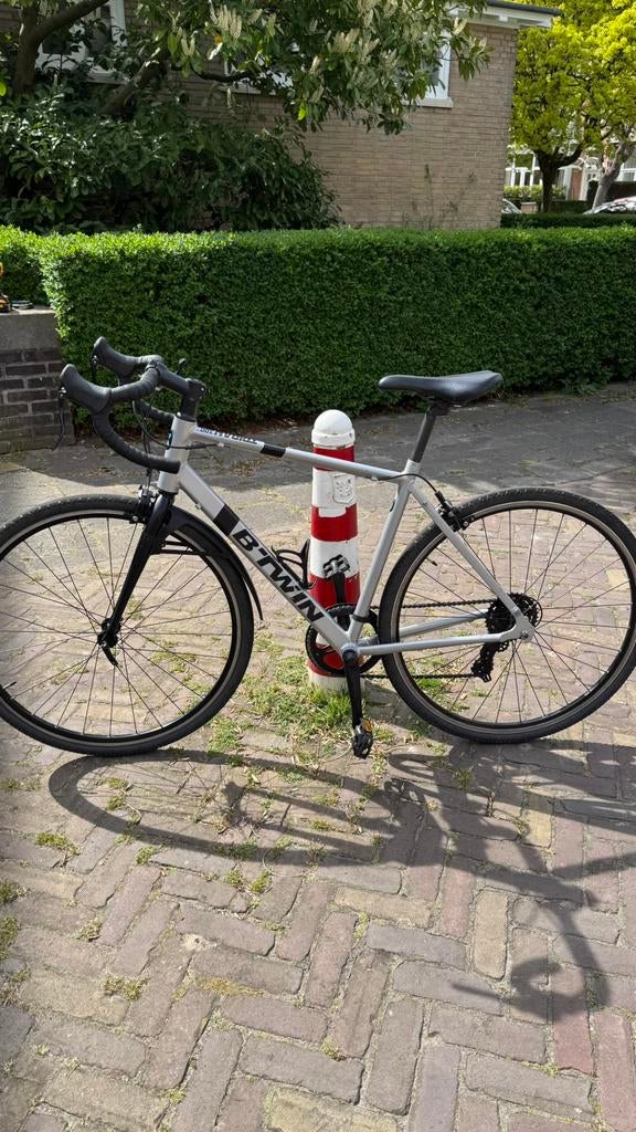 B-Twin Triban 100 gravel racefiets, Minder dan 10 versnellingen, 49 tot 53 cm, Zo goed als nieuw, Ophalen