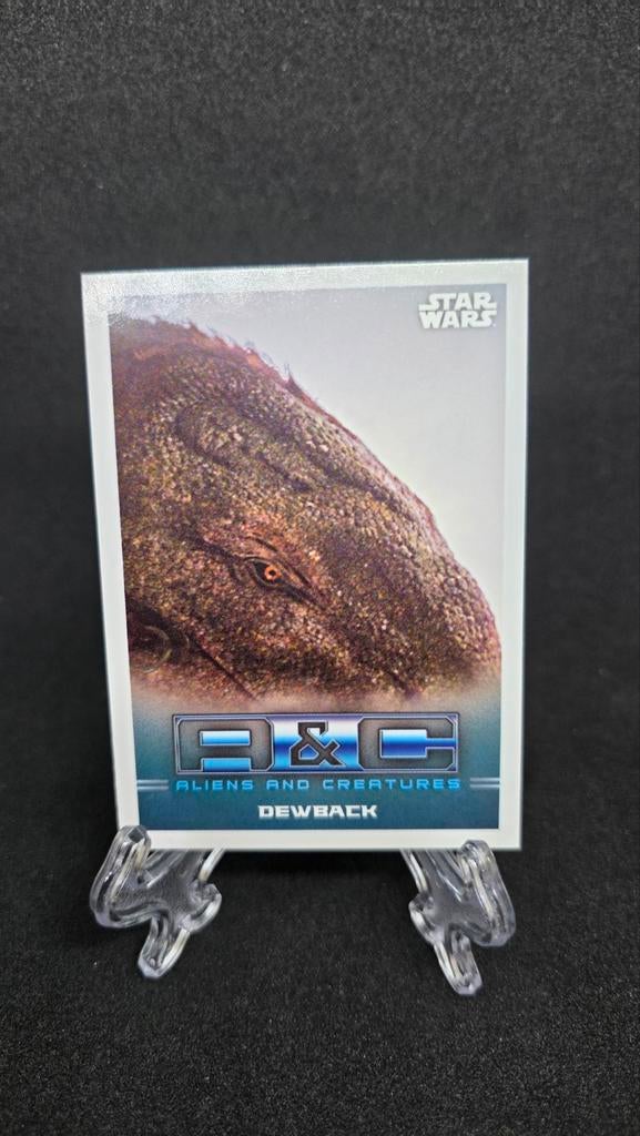 Topps Star Wars The Mandalorian Dewback Trading Card, Ophalen of Verzenden, Zo goed als nieuw, Losse kaart