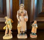 MOOIE VOLKSKUNST, HANDGESNEDEN HOUTEN BEELDJES, Antiek en Kunst, Ophalen of Verzenden