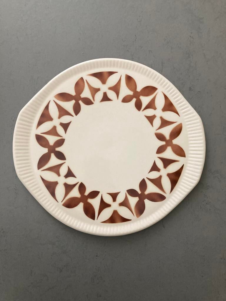 Taartplateau serveerschaal bord vintage, Huis en Inrichting, Ophalen of Verzenden, Zo goed als nieuw