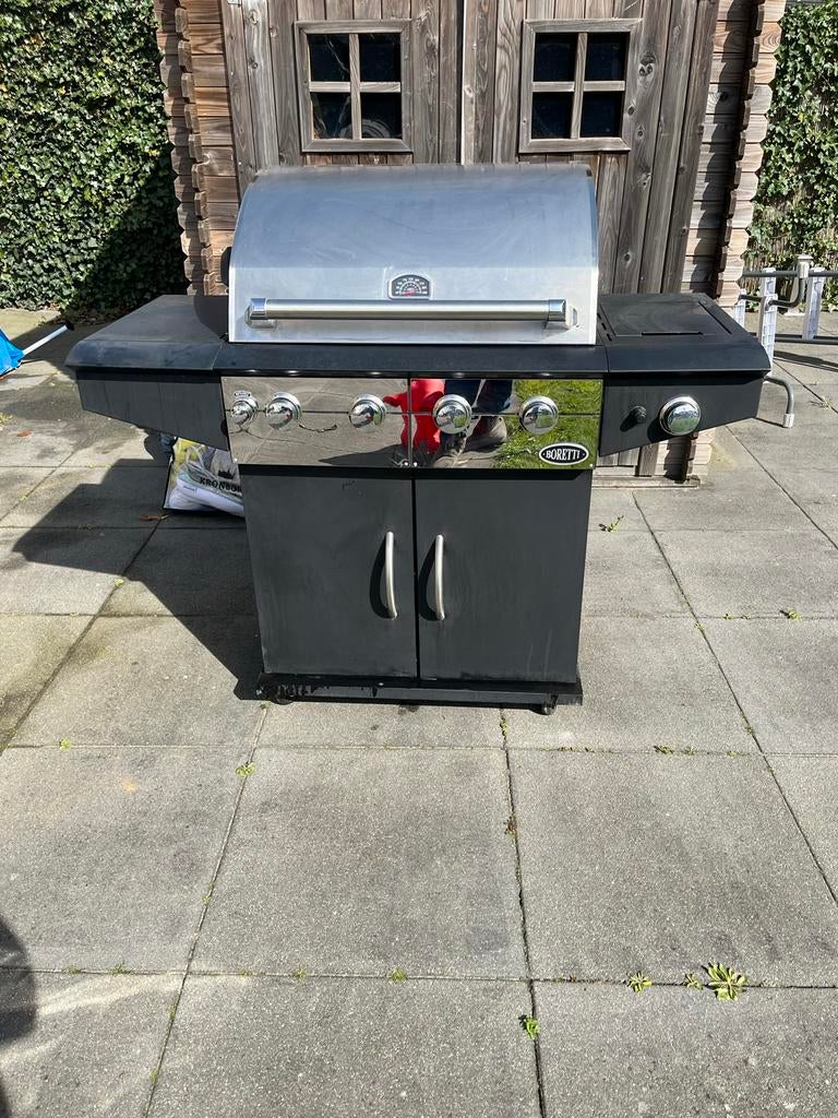 Boretti gasbarbecue incl gasfles., Ophalen, Gebruikt