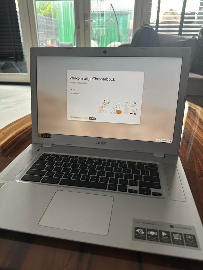 Acer Chromebook 315 – 15,6 inch – moet met spoed weg, Computers en Software, Chromebooks, Ophalen, 4 GB of minder, 15 inch, Zo goed als nieuw
