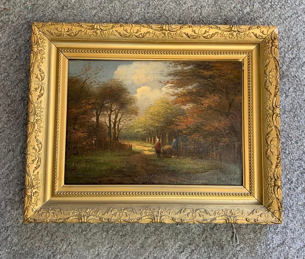 Schilderij olieverf op doek kunstenaar Jan Ten Cate, Ophalen of Verzenden