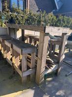 Houten biertafel, Ophalen, Zo goed als nieuw, Hout