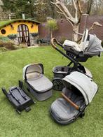Nuna Demi Grow Oxford (2 in 1) incl maxicosi en isofix base, Zo goed als nieuw, Combiwagen, Verstelbare duwstang, Ophalen