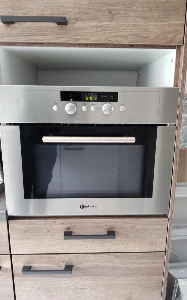 Bauknecht Inbouw Combimagnetron -, Witgoed en Apparatuur, Ophalen, Combimagnetron, Gebruikt, Inbouw