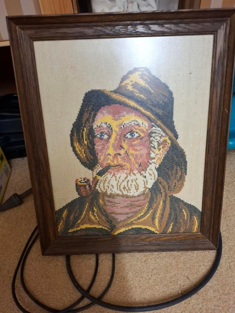 Geborduurd schilderij, Ophalen, Nieuw, Minder dan 50 cm, 50 tot 75 cm