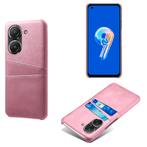 Back Cover met Opbergvakjes voor Zenfone 9 / 10 _ Roze Goud, Verzenden, Nieuw, Hoesje of Tasje