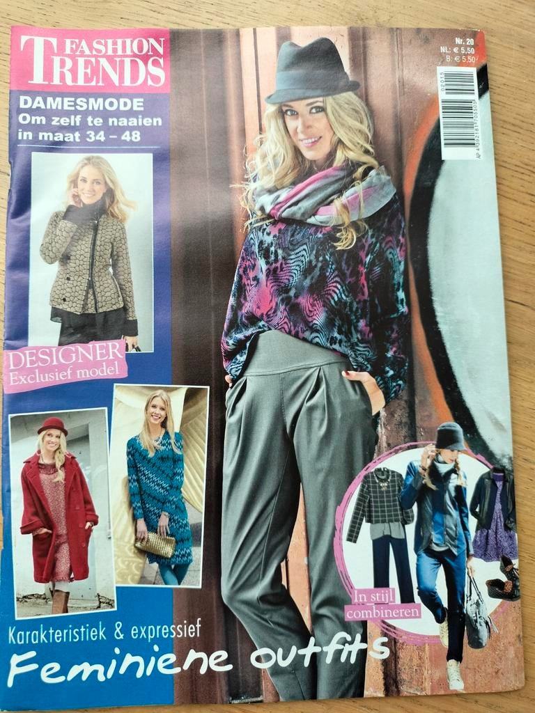 3 Dames patroon tijdschriften, Hobby en Vrije tijd, Kledingpatronen, Ophalen of Verzenden