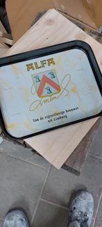 Vintage Alfa Bier Dienblad - 'Van de eigenzinnige brouwer', Ophalen of Verzenden, Gebruikt, Overige typen, Overige merken