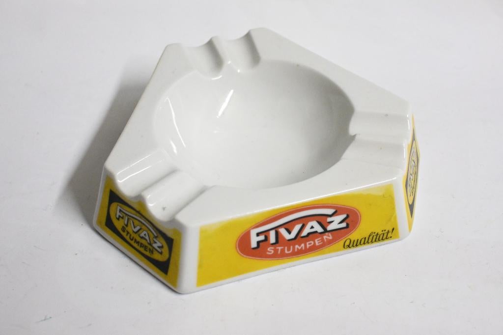 Fivaz stumpen sigaren merk asbak duitsland, Verzamelen, Ophalen of Verzenden, Gebruikt, Asbak