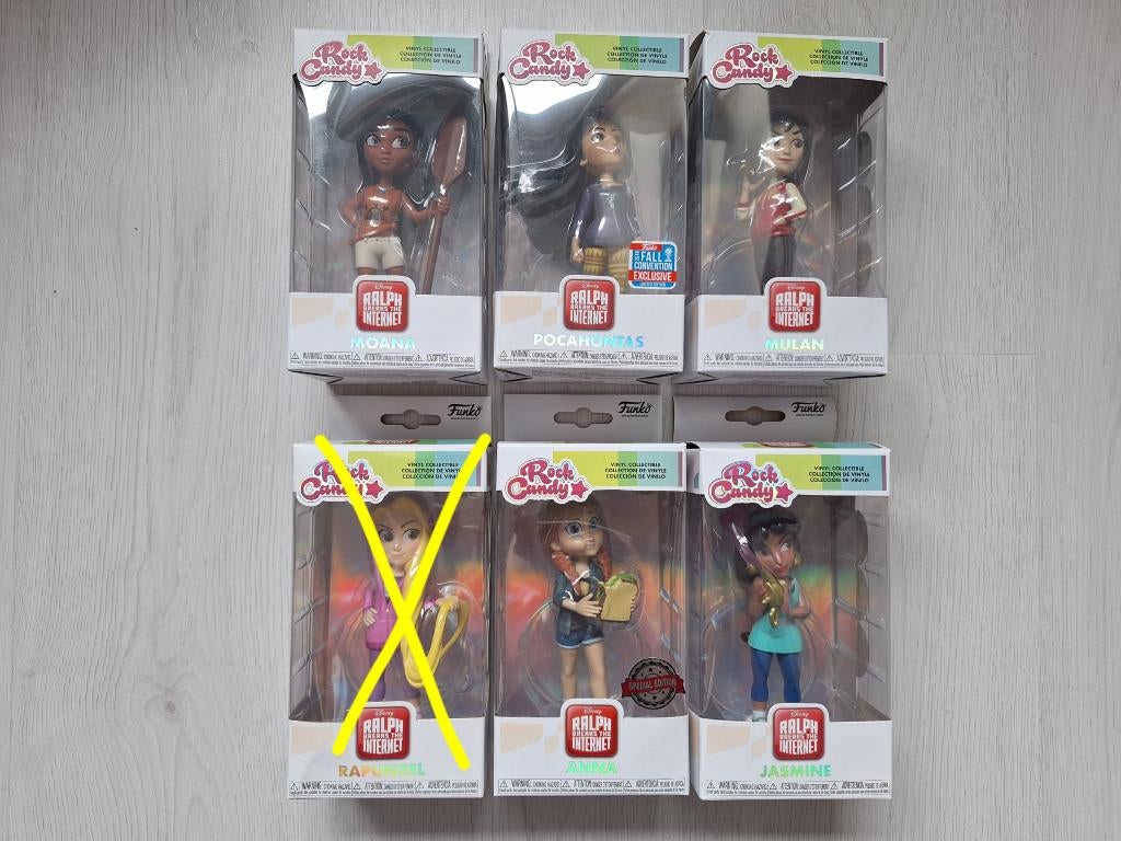 Funko Rock Candy prinsessen serie, Ophalen of Verzenden, Nieuw